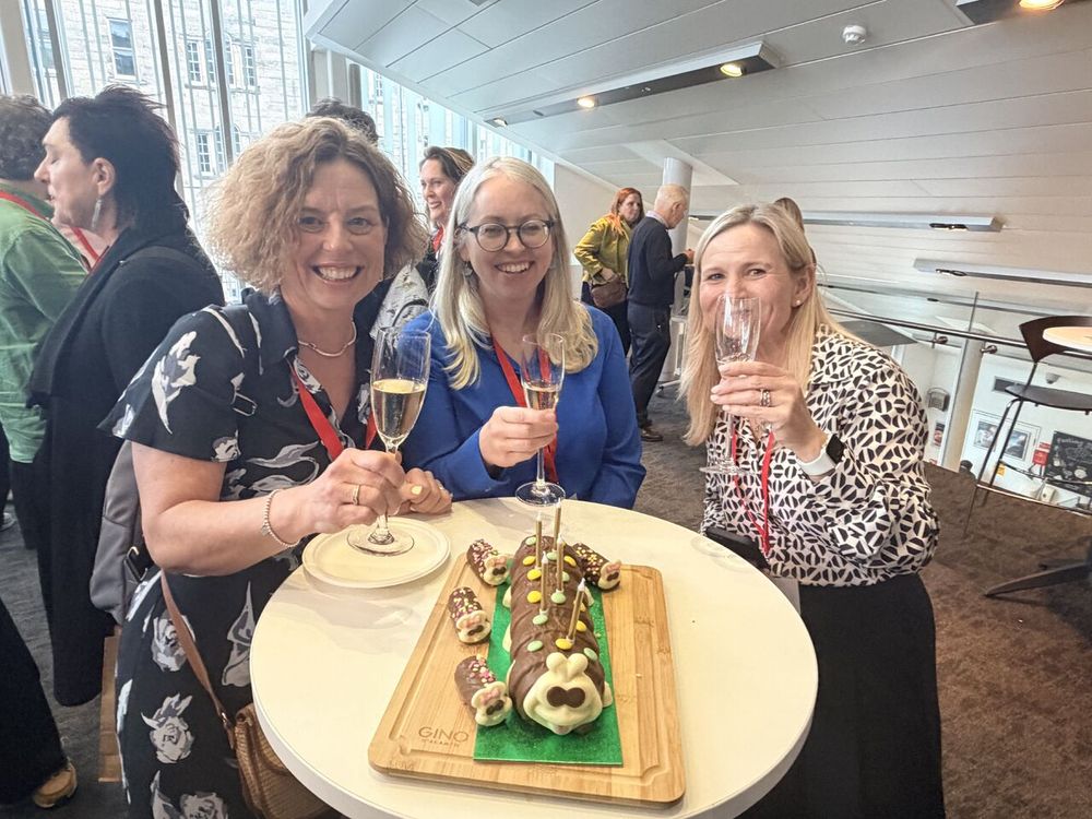 A birthday celebration with fellow attendees at the Coaching for Good conference
